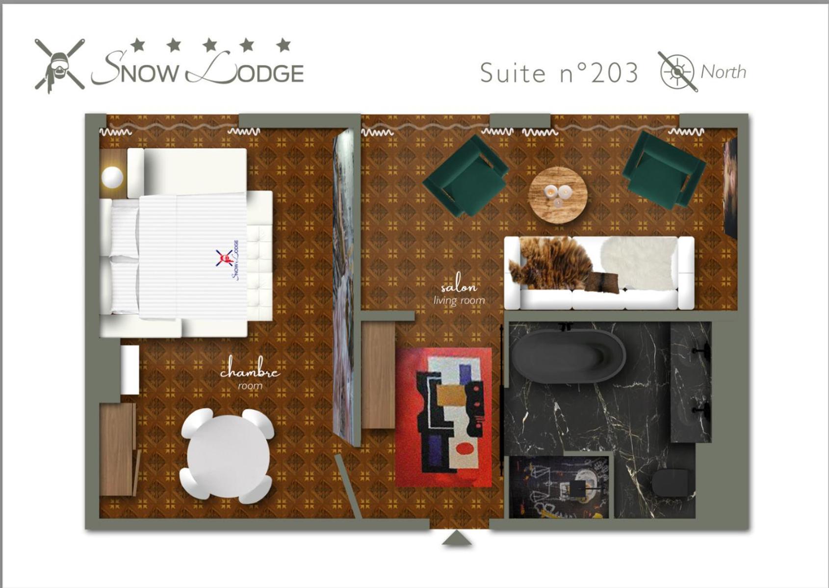 Snow Lodge Hotel Courchevel 1850 Exterior foto